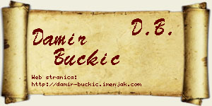 Damir Buckić vizit kartica
